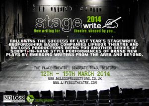 StageWrite 2014 flyer A5 Front +3mm